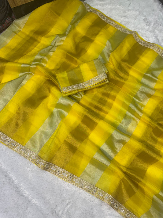 HALDI GLOW ORGANZA