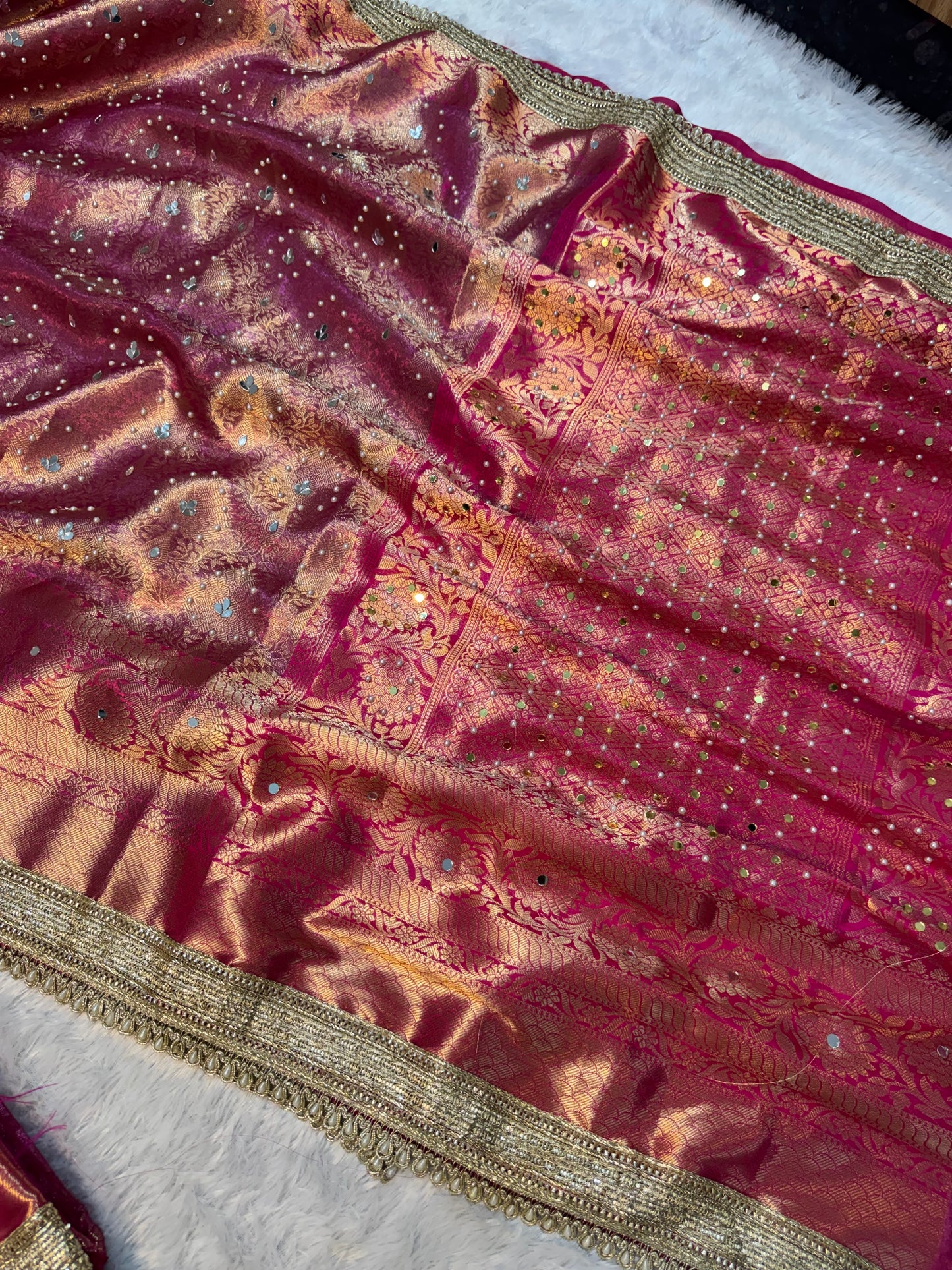 Kanjiwaram handwork saree