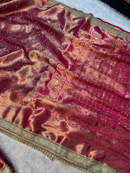 Kanjiwaram handwork saree