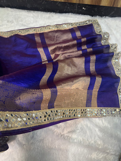 NEEL SHIMMER CRUSHED TISSUE SILK
