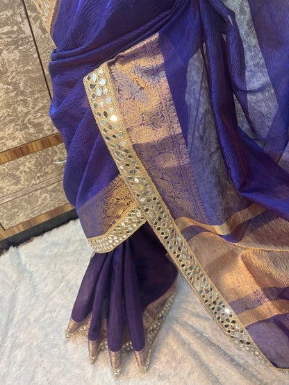 NEEL SHIMMER CRUSHED TISSUE SILK