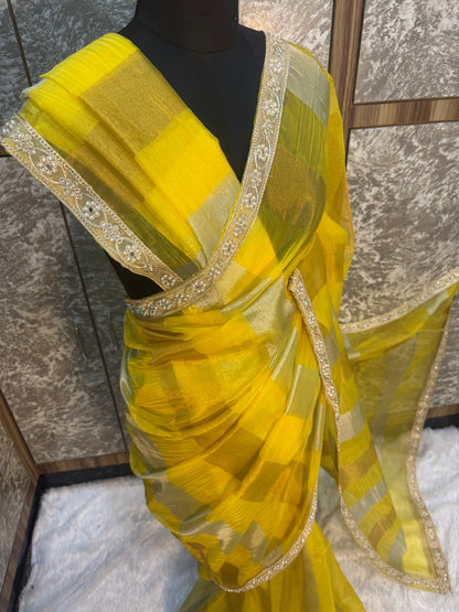 HALDI GLOW ORGANZA