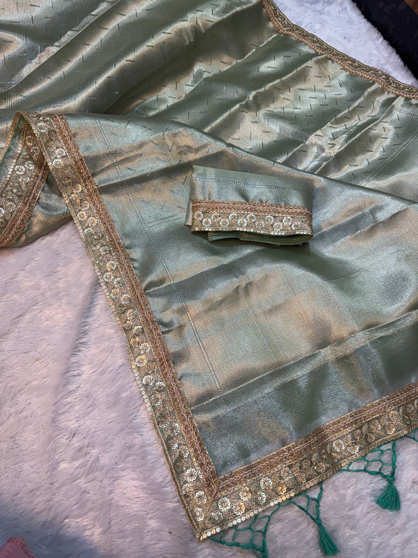 Celestial mint kanjiwaram