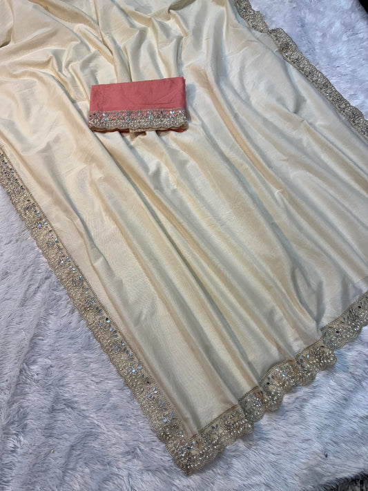 ✨ Samantha Royale – Katan Cotton Silk Aari Work Saree ✨