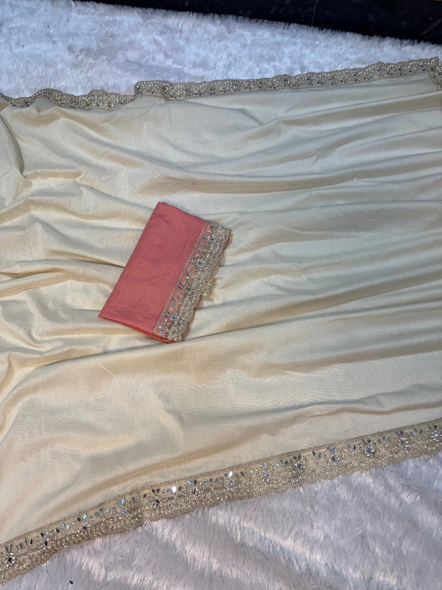 ✨ Samantha Royale – Katan Cotton Silk Aari Work Saree ✨