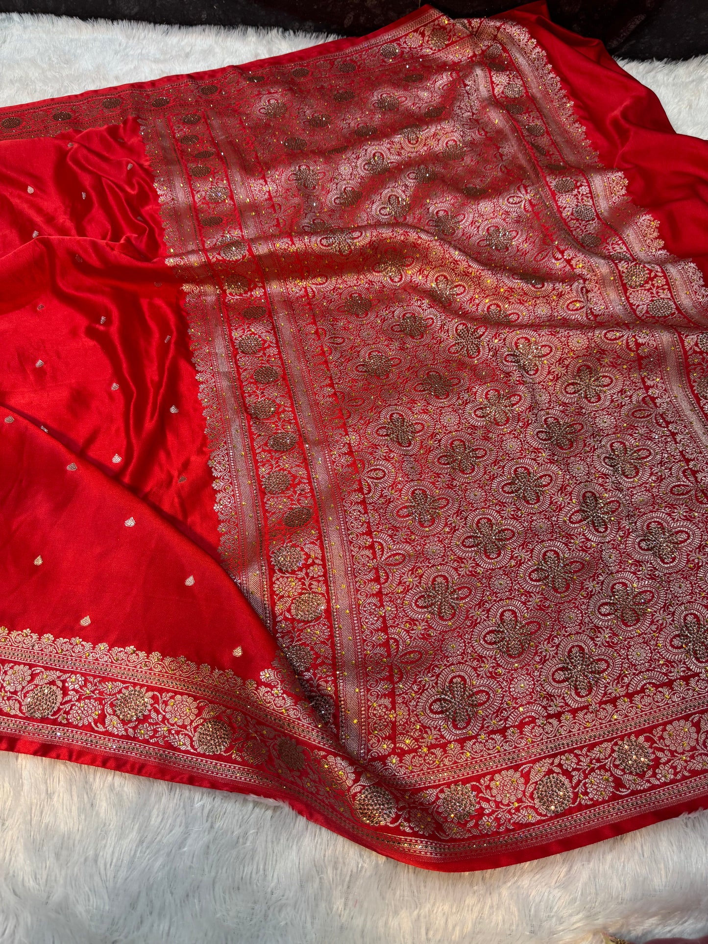 Noor e rewayat katan silk saree
