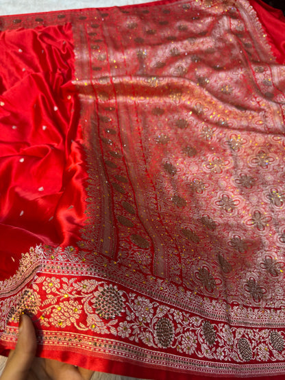 Noor e rewayat katan silk saree
