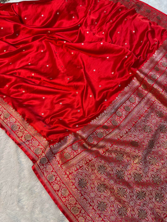 Noor e rewayat katan silk saree