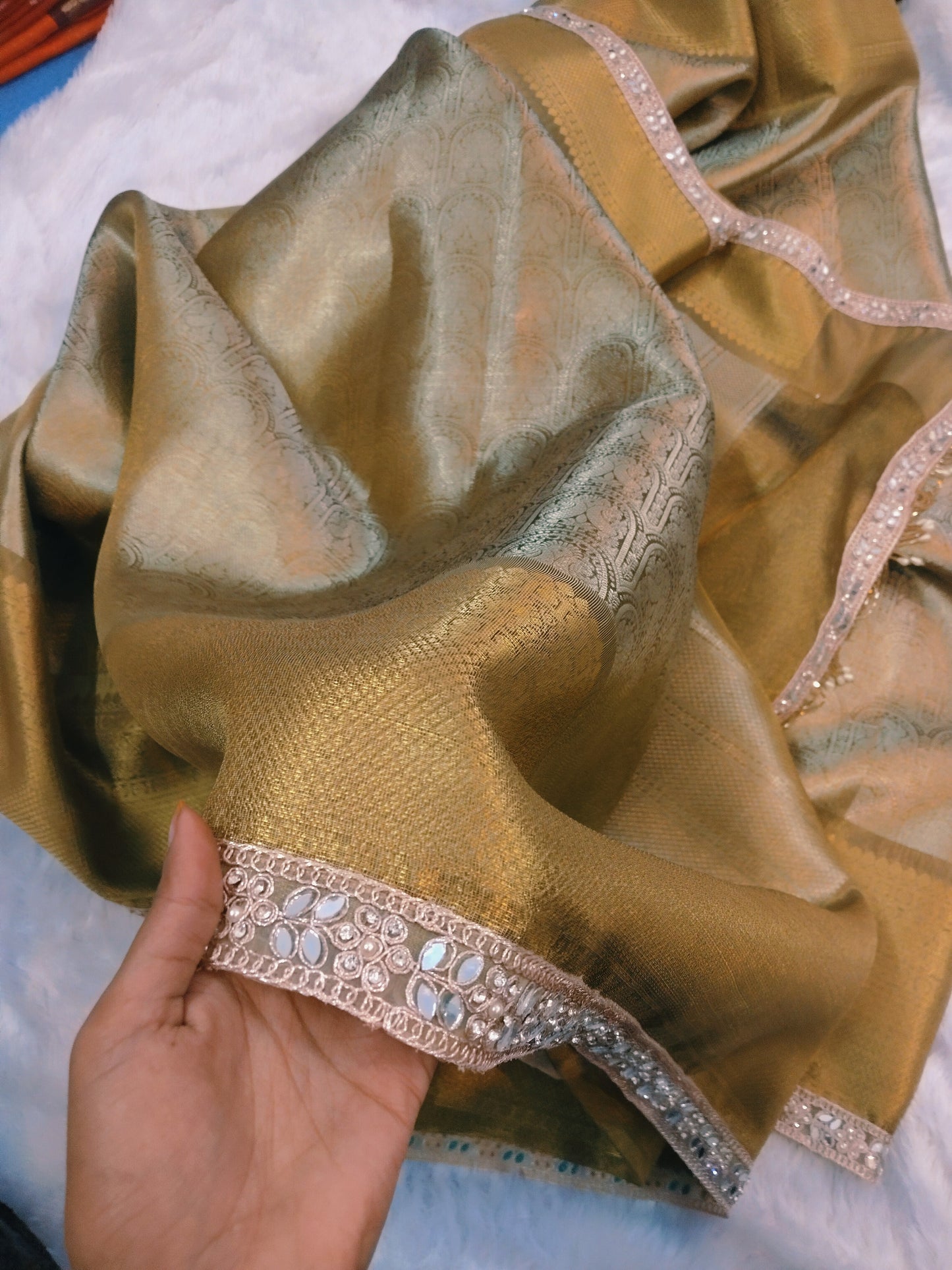 KANCHIPURAM LACE WORK
