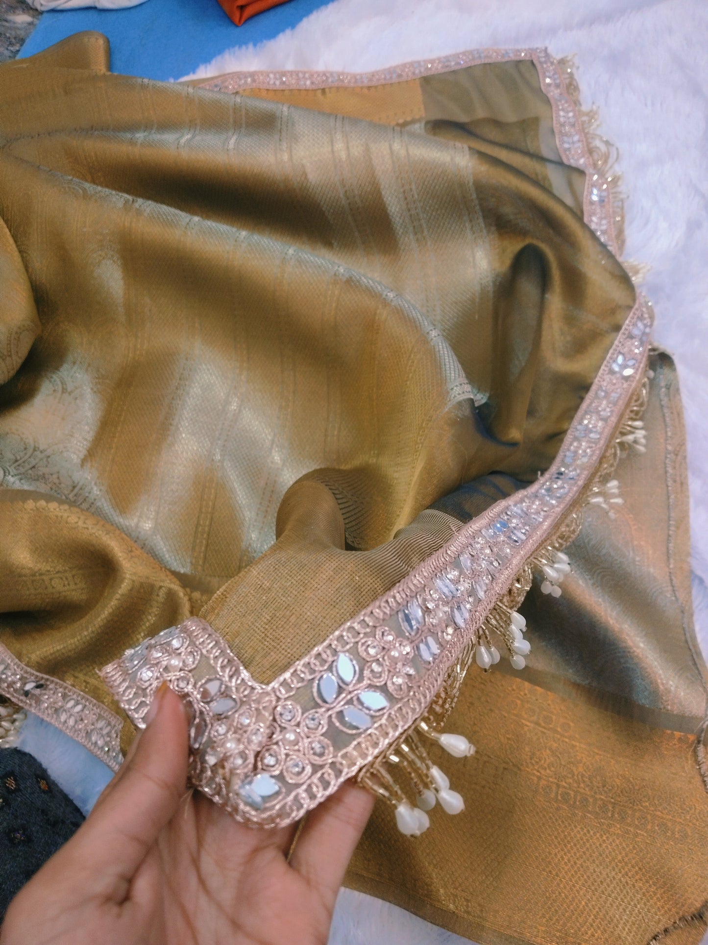 KANCHIPURAM LACE WORK